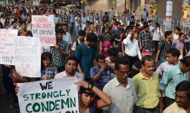 JU protest: Students hold rally in Kolkata 
